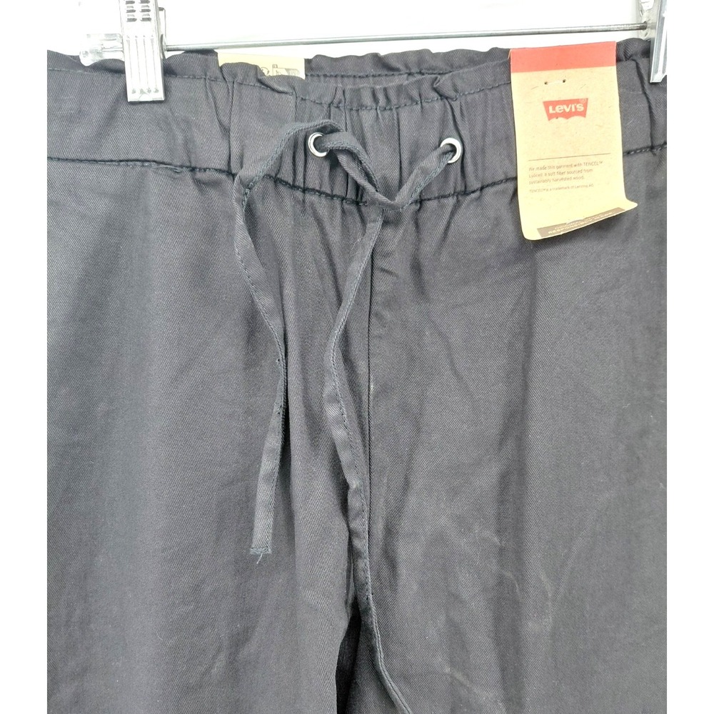 Levi's Men's Black Jogger Elastic Waistband Drawstring Pants SZ L NWT - Picture 3 of 5